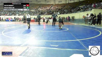 123 lbs Consi Of 16 #2 - Talyn Minney, Cushing vs Mackynzie Jim, Tecumseh