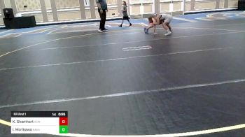 87 lbs Rr Rnd 1 - Kayson Shamhart, 2 On 1 Warriors vs Izabella Morikawa, Nakamura Wrestling