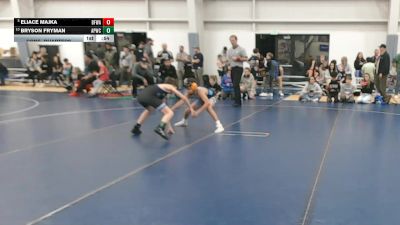 74 lbs Cons. Quarters - Eliace Majka, Black Fox Wrestling Academy vs Bryson Fryman, All-Phase Wrestling Club