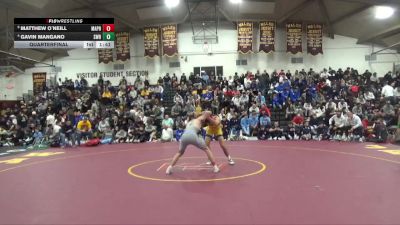 144 lbs Quarterfinal - Matthew O`neill, Malvern Prep vs Gavin Mangano, Shoreham-Wading River