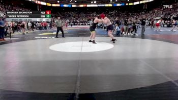 5A 285 lbs Cons. Round 3 - Brenden Eddington, Pocatello vs Rider Petersen, Bonneville