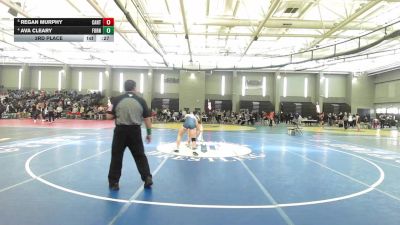 145 lbs 3rd Place - Regan Murphy, Canton vs Ava Cleary, Foran