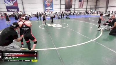 52 lbs Rd# 8- 12:30pm Saturday Final Pool - Kael Oldroyd, SELECT Utah vs Braxton Rodriguez, SouthWest Elite