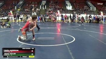 155 lbs Cons. Round 3 - Owen Anderson, Grayslake vs Aidan Taylor, Union City
