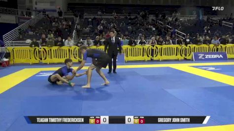 Teagan Timothy Fredericksen vs Gregory John Smith 2025 Pan IBJJF Jiu-Jitsu No-Gi Championship