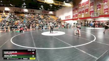 120 lbs Cons. Semi - Noah Morgan,, Dean Morgan vs Kade Wheeler, Dean Morgan