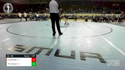 6A - 155 lbs Semifinal - Makaylee Cannon, PIEDMONT vs Sophie Donaho, BROKEN ARROW