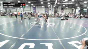 126 lbs Rr Rnd 2 - Tegan Robertson, Charlies MF Angels vs Makyla Fowler, CKWA