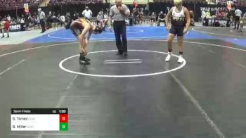 132 lbs Semifinal - Gunnar Tamez, Legacy Wrestling Academy vs Bridger Miller, North Country Wrestling Club