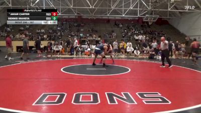197 lbs Semifinal - Dennis Iraheta, Cerritos College vs Jakar Carter, Palomar College