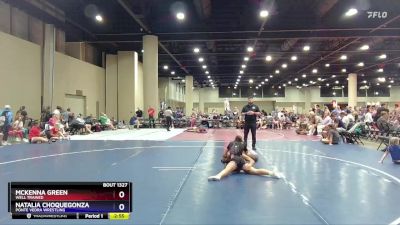 100+106 Round 3 - Mckenna Green, Well Trained vs Natalia Choquegonza, Ponte Vedra Wrestling