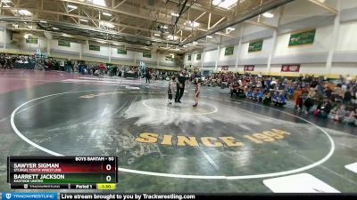 50 lbs Semifinal - Sawyer Sigman, Sturgis Youth Wrestling vs Barrett Jackson, Eastside United