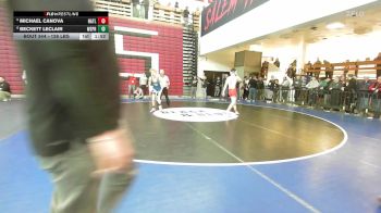 126 lbs Consolation - Michael Canova, North Attleborough vs Beckett Leclair, West Springfield