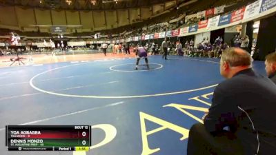 165 lbs Quarters & Wb (16 Team) - Dennis Monzo, St. Augustine Prep vs Yoa Agbagba, Tallwood