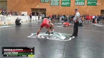 141 lbs Quarterfinal - Zachary Parker, Mt. San Antonio College vs Emmanuel Plascencia, Fresno City College