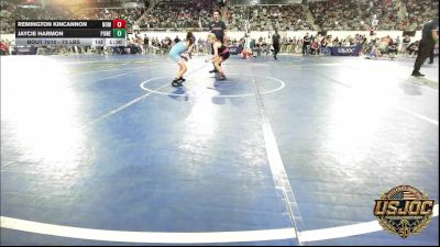 73 lbs Round Of 32 - Remington Kincannon, Team Nomad vs Jaycie Harmon, Powerhouse Gold