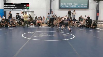 135 lbs Rr Rnd 6 - Brady Cramer, Virginia Team Predator - BHS vs Benjamin Straub, M2 Training Center - BHS