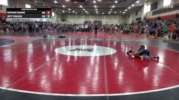 45 lbs Champ. Round 1 - Jett Pohlen, Zumbrota-Mazeppa vs Nathan Baker, Summit Wrestling Academy