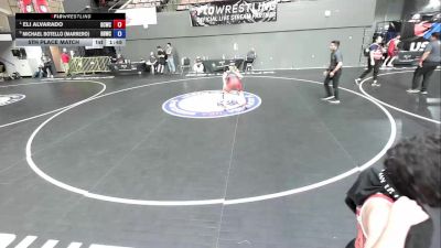 115 lbs 5th Place Match - Eli Alvarado, Daniel Cormier Wrestling Club vs Michael Botello (Marrero), Beast Bay Wrestling Club