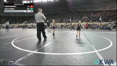 47 lbs Quarterfinal - Piper Norrell, F-5 Grappling vs Rally Smith, Hinton Takedown Club