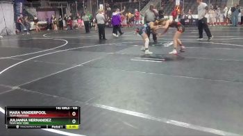 105 lbs Semifinal - Mara Vanderpool, Team Nebraska vs Julianna Hernandez, Team New York