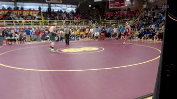 220 lbs Quarterfinal - Kenny Ward, Floyd Central vs Clay Martin, Evansville Mater Dei