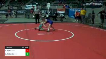 52 lbs Quarterfinal - Knox Ayala, Sebolt vs Zander Melendez, Pride