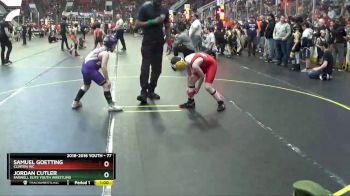 77 lbs Quarterfinal - Samuel Goetting, Clinton WC vs Jordan Cutler, Farwell Elite Youth Wrestling