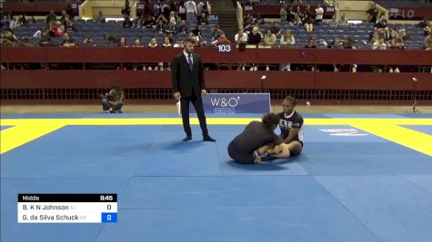 Brittney K N Johnson vs Gabriele Da Silva Schuck 2024 Pan IBJJF Jiu-Jitsu No-Gi Championship