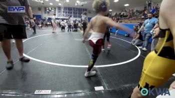 64-67 lbs Rr Rnd 4 - Lloyd Gregston, Bartlesville Wrestling Club vs Dj Reeves, Midwest City Bombers Youth Wrestling Club