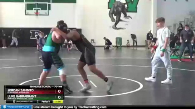 170 lbs round 3 luke garrabrant panther wrestling club vs jordan zambito gold rush wrestling