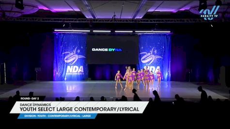 Dance Dynamics - Youth Select Large Contemporary/Lyrical [2025 Youth - Contemporary/Lyrical - Large Day 2] 2025 NDA All-Star National Championship
