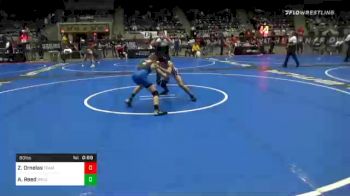 80 lbs Consolation - Zaiyahn Ornelas, Team Zapas vs Alex Reed, Brushy WC