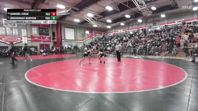 106 lbs Champ. Round 1 - Zechariah Burton, Yucca Valley vs Zadkiel Cruz, Paloma Valley