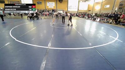 144 lbs Consi Of 8 #1 - Stephen Whisler, Portsmouth vs Adam St.cyr, Lincoln Academy