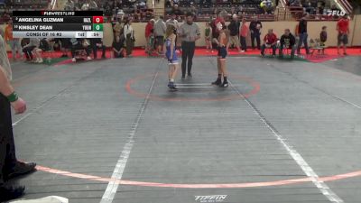 70_G lbs Consi Of 16 #2 - Angelina Guzman, Hazleton vs Kinsley Dean, Youngsville