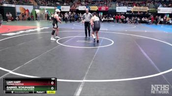 189 lbs Quarterfinal - Liam Hart, Thunder Mountain vs Gabriel Schumaker, South Anchorage High School