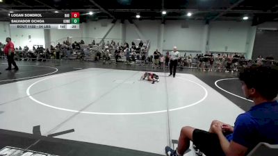 54 lbs Consi Of 16 #2 - Logan Sondrol, Bad Boys Wrestling vs Salvador Ochoa, Gomez Brs Gr Ac