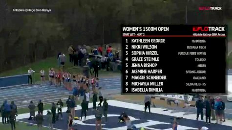 Women's 1500m Open, Heat 2
