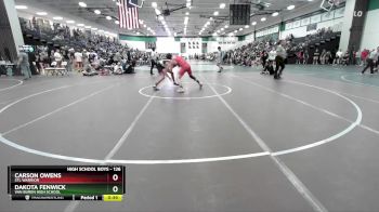 126 lbs Cons. Round 6 - Dakota Fenwick, Van Buren High School vs Carson Owens, STL Warrior