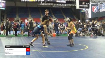 106 lbs Rnd Of 64 - Ava Purifoy, Virginia vs Madeline Black, Iowa