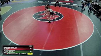 Quarterfinal - Case Schindler, David City vs Philip Streff, North Bend Central