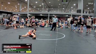 88 lbs Placement (4 Team) - Michael Wilbur, Brawler Elite vs Michael Ruckdaschel, Hammers Blue