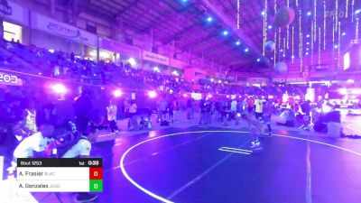 90 lbs Consolation - Aspen Frasier, Black Hills Academy vs Adam Gonzales, Juggernaut WC