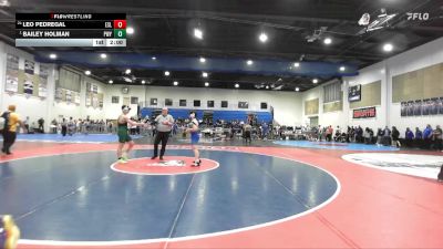 157 Boys Quarterfinal - Bailey Holman, Poway vs Leo Pedregal, Eastlake