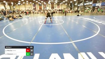 182 lbs Rr Rnd 1 - Justin McCoy, Warriors Wrestling Club vs John Gleason, Anchor Wrestling Club