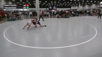 113 lbs Champ. Rd Of 32 - Bennett Ferraro, Pennsylvania vs William Dircks, Scoring Edge Wrestling Center