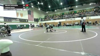 190 lbs Champ. Round 2 - Melvin Cartagena, South Torrance vs Jordan Dizon, Poly/Long Beach