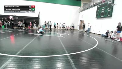 120 lbs Quarterfinal - Mckenzy Mason, Tech Fall Elite vs Calla Hardison, Unaffiliated