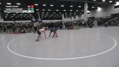 126 lbs Cons. Sub-quarters - Samuel Moody, Sanderson Wrestling Academy vs Jamiel Castleberry, The Wrestling Academy